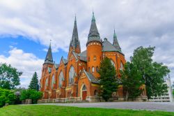 La chiesa neogotica di S.Michaels a Turku in Finlandia