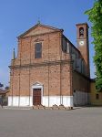 La Chiesa parrocchiale della Trasfigurazione a Castelletto di Leno in Lombardia, provincia di Brescia - © Moliva, CC BY-SA 3.0, Wikipedia