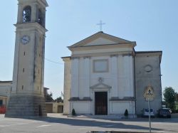 La chiesa Parrocchiale di Bressanvido in Veneto, provincia di Vicenza - © Pottercomuneo, CC BY-SA 4.0, Wikipedia
