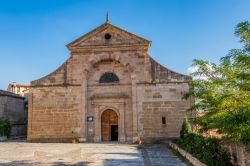 La chiesa parrocchiale di Santa Maria nella città di Siguenza, Guadalajara, Spagna.

