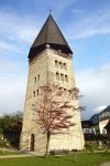 La chiesa riformata di San Michele a Kapellen, Meiringen, Svizzera. La cittadina è nota per trovarsi nei pressi delle famose cascate di Reichenbach - © Igor Plotnikov / Shutterstock.com ...