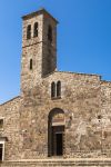 La chiesetta di Radicofani nel centro storico, provincia di Siena (Toscana).



