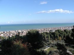 Una foto panoramica della città di Francavilla al Mare in Abruzzo
