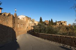 La città medievale di Certaldo, Toscana, Italia. La sua comparsa ufficiale nella storia risale al 1164.





