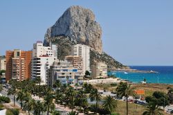 La cittadina balneare di Calpe, Costa Blanca, Spagna.

