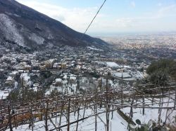 La cittadina di Corbara in Campania dopo una nevicata  - © www.comune.corbara.sa.it/