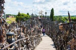 La Collina delle Croci (Kryziu kalnas) a Siauliai, Lituania. Si tratta di uno dei più importanti luoghi di pellegrinaggio del Baltico - © Volodymyr Baleha / Shutterstock.com