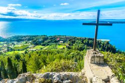 La collina Marjan che domina Spalato in Dalmazia