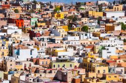 La colorata cittadina di Zacatecas, Messico. Capitale dell'omonimo stato del Messico, Zacatecas vanta uno dei centri storici più interessanti del paese grazie all'architettura ...