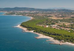 La Costa degli Etruschi appena a sud di Vada in Toscana.