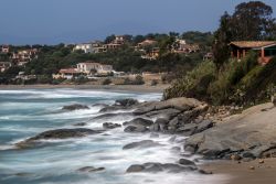 La costa di Arbatax nei pressi di Tortoli in Sardegna