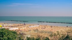 La costa di Lido di Savio, siamo sulla Riviera Romagnola in provincia di Ravenna