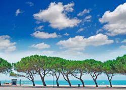 La costa di Marina di Torre Grande in Sardegna