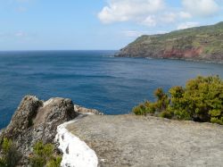 La costa orientale di Terceira, arcipelago delle Azzorre (Portogallo)