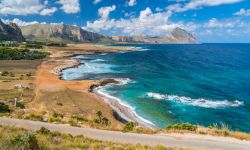 La costa spettacolare tra Macari e San Vito Lo Capo in Sicilia, Provincia di Trapani