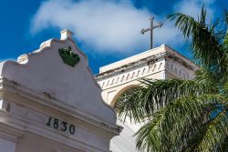 La data di costruzione di una chiesa nella città di Christiansted, isola di Saint Croix (arcipelago delle Isole Vergini), USA.
