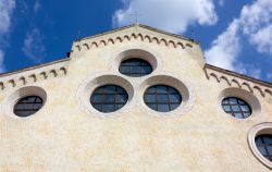 La facciata del Duomo di Spilimbergo in Friuli
