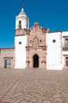 La facciata del santuario di Nostra Signora di Patrocinio, Zacatecas, Messico.
