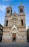 La facciata della Chiesa di Santa Lucia nel centro di Gioia del Colle