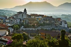 La frazione di Spille nel comune di Castel Campagnano in Toscana
