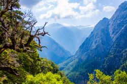 La gola di Samaria, uno dei trekking più famosi di Creta