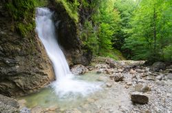 La gola di Schleifmuehlenklamm in Baviera