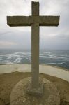 La grande croce a Cruz do Remedios nei pressi di Peniche, Portogallo.
