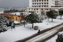 La grande nevicata del febbraio 2012 a Lido Adriano, costa adriatica a Ravenna - © Massimiliano Succi / Shutterstock.com