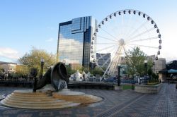 La grande ruota panoramica di Birmingham, Inghilterra. Da lassù il panorama sulla città è incantevole.