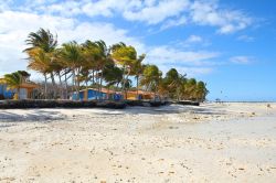 La grande spiaggia di Cayo Guillermo, nell'arcipelago di Jardines del Rey (Cuba). L'isola conta oltre 5 km di spiaggia bianca.
