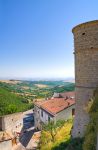 La grande Torre del centro di Alberona, borgo storico della Puglia