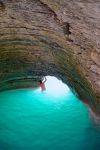 La Grotta Azzura a Mel, in provincia di Belluno. ...