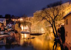 La magia dell'inverno a Cesky Krumlov, Repubblica ...