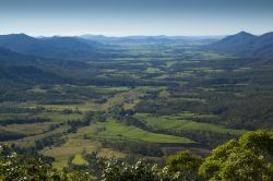 La natura incontaminata di Mackay vista dall'alto, Queensland, Australia.
