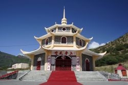 La pagoda Thien Thane a Port Louis, Mauritius. Si tratta  di uno dei più siggestivi edifici religiosi cinesi della città; la sua costruzione risalirebbe agli anni' 60/70 ...