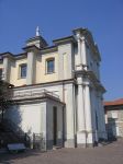 La Parrocchiale di San Colombano a Parzanica, Lago d'Iseo - © Ago76, CC BY-SA 3.0, Wikipedia