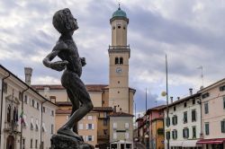 La piazza centrale di Cormons in Friuli Venezia Giulia