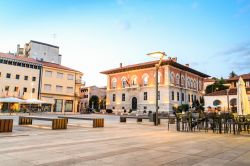 La piazza principale del centro di Monfalcone in Friuli Venezia Giulia