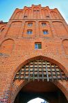 La Porta Superiore della città di Olsztyn, Polonia. Trasformata nel 1858 in una prigione, attualmente è utilizzata a fini turistici. Rappresenta uno dei simboli della cittadina ...
