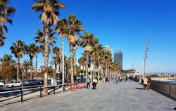 La promenade di Barcellona, il lungomare della ...