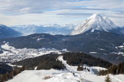 La regione sciistica Olympia Ski a Seefeld, in Austria