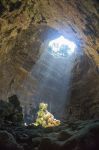 La sala principale delle Grotte di Castellana in Puglia