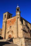 La scalinata che accompagna alla chiesa di San Martino, Trujillo, Spagna.



