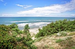 La spiaggia delle Dune a Sabaudia nel Lazio