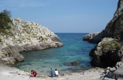 La spiaggia di Acquaviva a Marina di Marittima in Salento, Puglia  - ©  Salento81 - CC BY-SA 3.0, Wikipedia