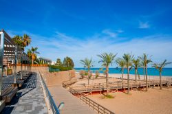 La spiaggia di Benicassim in Spagna.
