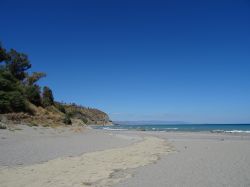 La spiaggia di Brancaleone Marina in Calabria