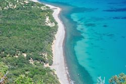 La spiaggia di Coccorocci sulla costa di Tertenia in Ogliastra, Sardegna