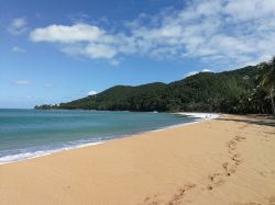 La spiaggia di Grande Anse a Basse Terre di Guadalupa