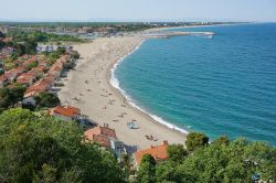 La spiaggia di Le Racou ad Argeles sur Mer, sud della Francia